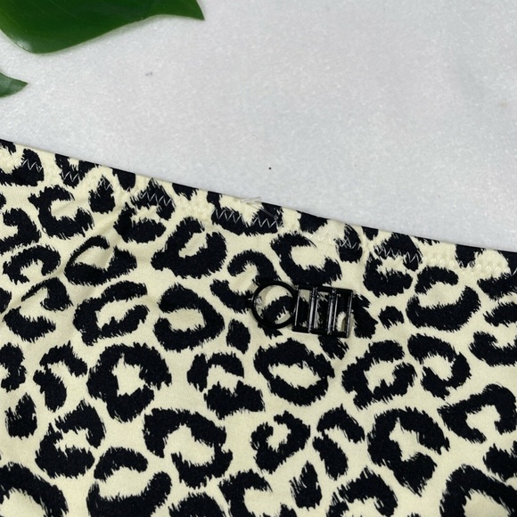 NWT‎ Solid & Striped [ XL ] Leopard Morgan Tab Hipster Bikini Bottom - Picture 7 of 12